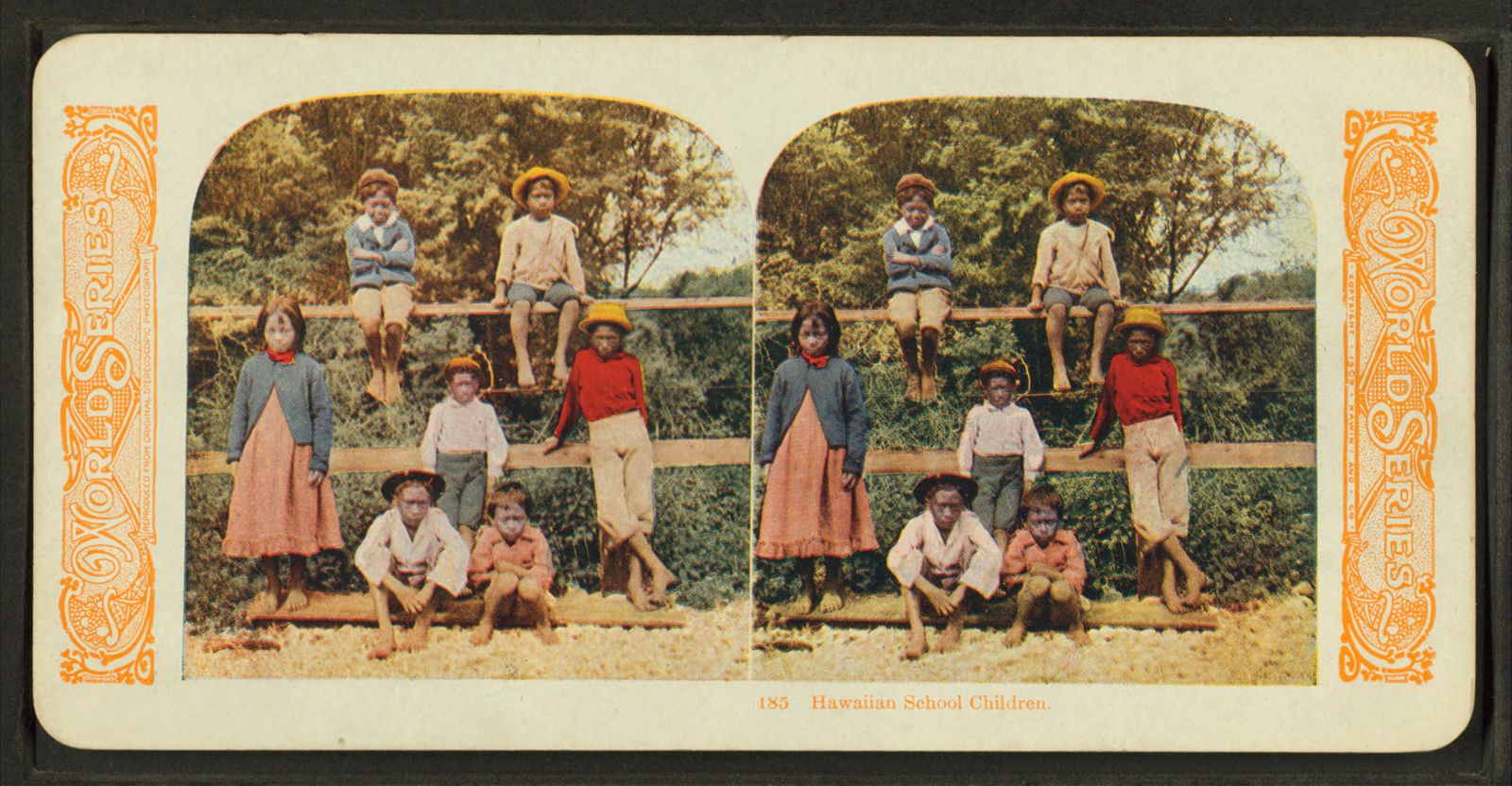 Hawaiian school children.